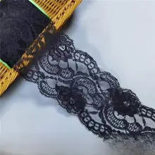 白色 無弾性レースフリル 麻ひも【手作り衣服・DIY材料・刺繍用】