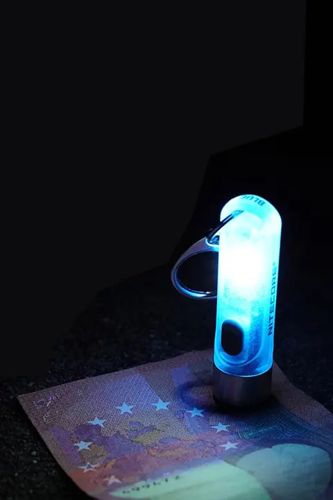 NITECORE TIKI GITD BLUE ミニ EDC キーチェーンライト【携帯便利・蛍光機能】