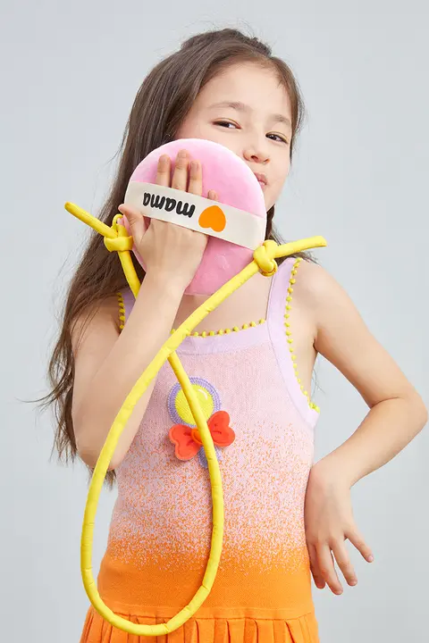 可愛い外出用斜め掛けバッグ【女の子用・パフデザイン・小型】