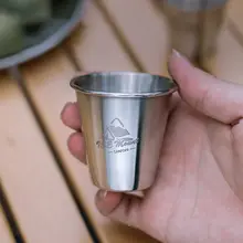 ステンレスカップ 小型 携帯用 アウトドア キャンプ 旅行 家庭用 コーヒー ティー ビール ミルク