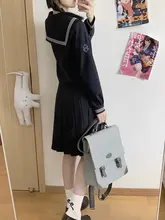 セーラー服 レディース 長袖 三本線 グレーブルー 春秋 2点セット