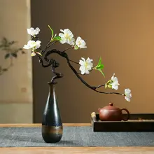 景徳鎮製 陶器 花瓶【新中式・ヴィンテージデザイン・インテリア飾り】