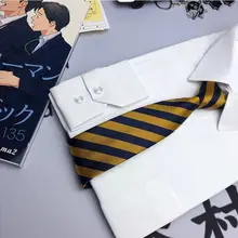赤金ストライプのネクタイ【金色・男子用・学生対応】