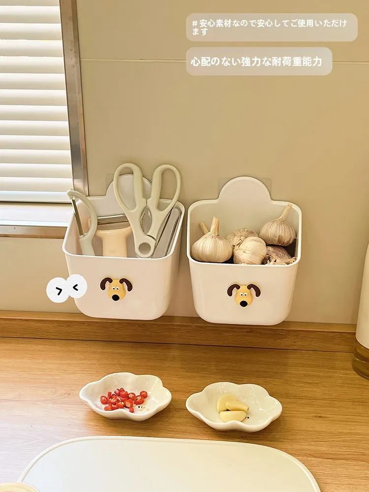 収納ボックス 野菜 壁掛け 穴あけ不要 多機能：キッチン吊り戸棚に最適な果蔬収納の実用性と効率性