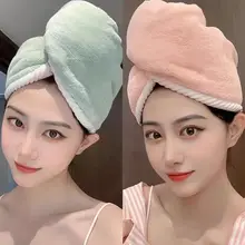 超吸水速乾の乾燥ヘアキャップ【厚手・髪洗い&バス用】