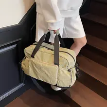 大容量折り畳み旅行バッグ【男女兼用・軽量・乾湿分離・ジム用】