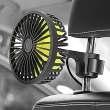 後部座席用USB接続小型ファン【車載エアコン用・冷却機能付き】