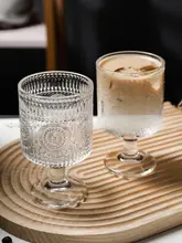 華やかなデザインの高脚グラス【サンフラワー・アイスクリーム・デザート・コーヒー・ワイン・カクテル用  】