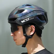 西騎者 軽量エアロヘルメット【一体成型・競技用・自転車用】