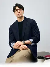 質感あるライセンスコットン素材の秋冬用デニムジャケット【カジュアルスタイル・ビジネスシーン対応】