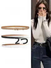 デザイン性のある女性用ベルト【ファッション・デニムパンツに最適・高級感】