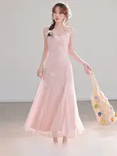 華やかなデザインのピンクバタフライキャミワンピース【ウエストマーク・リゾートスタイル】