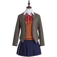 コスプレ用西洋式制服【心跳文学部・纱世里・夏树・莫妮卡優里】