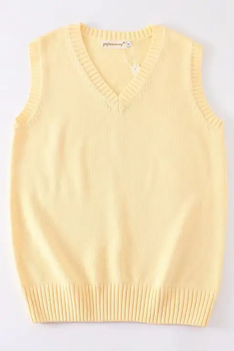 ユニセックス 秋冬用多色ニットベスト【JK制服スタイル】