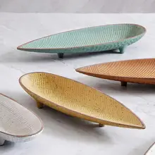 魚皿 食器 家庭用 陶器 ヴィンテージ ラグジュアリー 高美感 精巧 高級