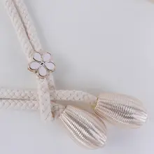 調節可能なカーテンバンド【牛筋コットンロープ・フック付き・収納固定用アクセサリー】