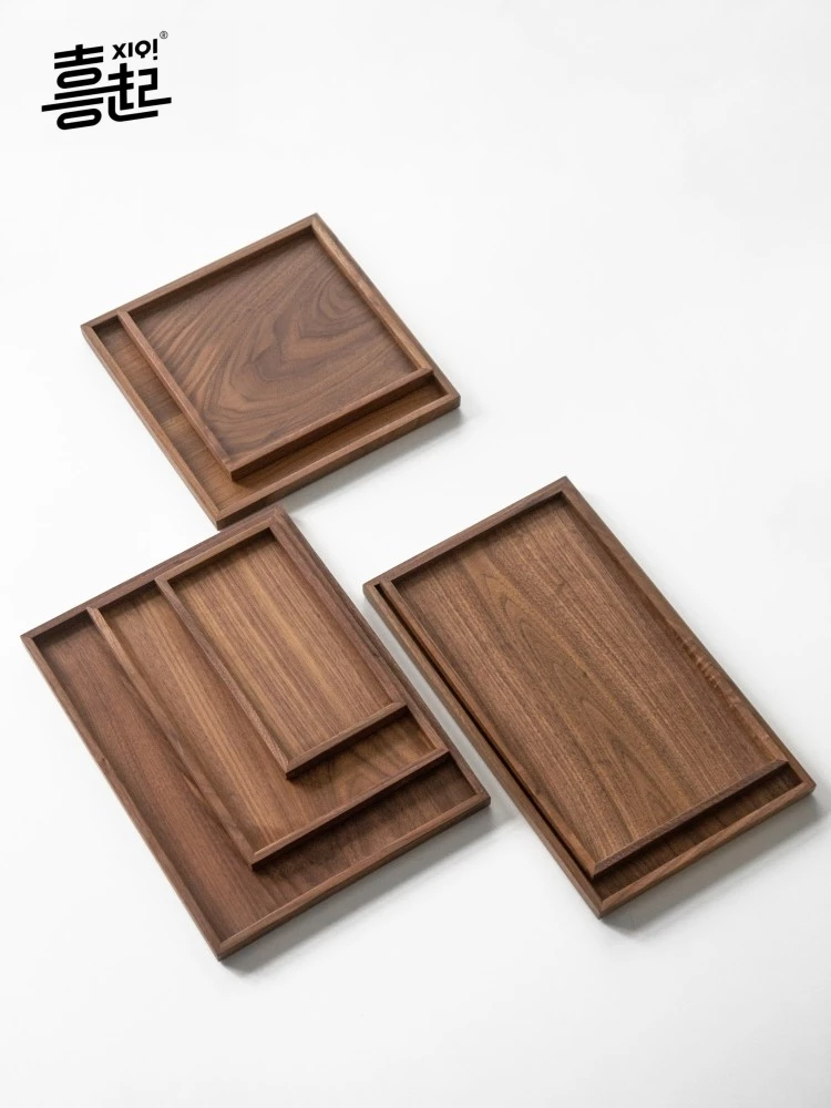 キッチンをスッキリ整理！収納グッズおすすめ - ブラックウォールナット製トレイの収納特性