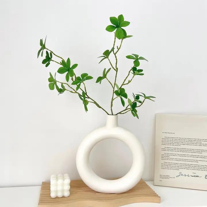 花瓶 グリーン プラント リビング 陶器 ソフト装飾 デコレーション