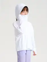 子供用 UVカット アイスシルク 日焼け防止シャツ【夏用・涼感・長袖】