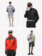 Bananain 男女兼用 防風防水ダウンジャケット【ウエスト絞り・登山用・冬用】