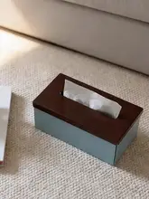 おしゃれな二色使いのティッシュボックス【デザイン収納・インテリア用】