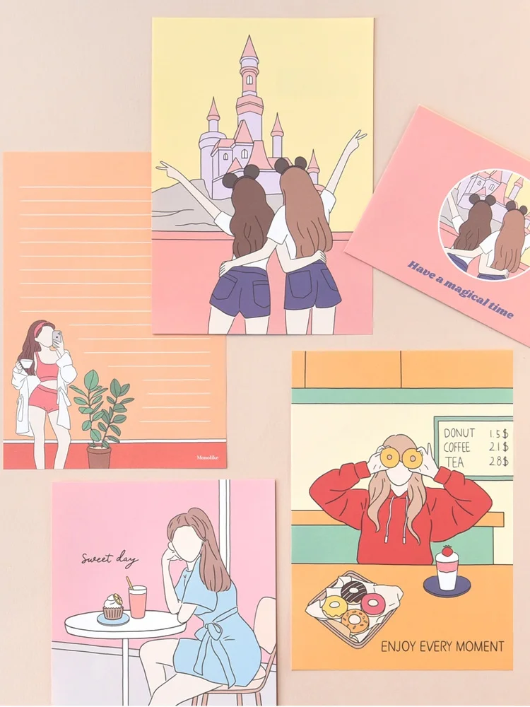A4サイズの封筒とA3サイズ封筒の違いは？可愛らしいイラスト入りの手紙セットで解決できる！