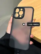 マットブラックのiPhoneケース【全包・防塵・衝撃吸収・透明デザイン】