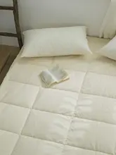 純綿製マットレス保護カバー【学生用・厚みのある快適な寝具】（セットアップ対応）