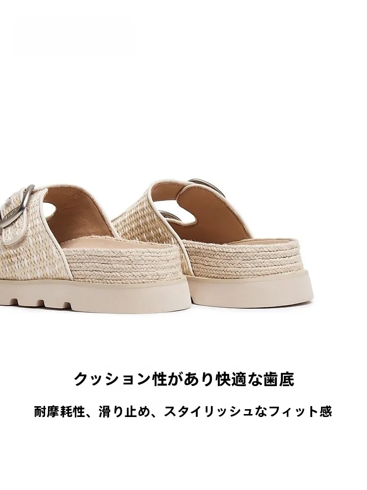 厚底デザインのレトロサンダル：Staccatoの女性用サンダルが提供する実用性とスタイル