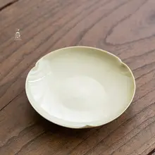 古風な陶器製茶器セット【青灰釉・お茶受け皿・ドライ浸漬用トレイ】（セットアップ対応）
