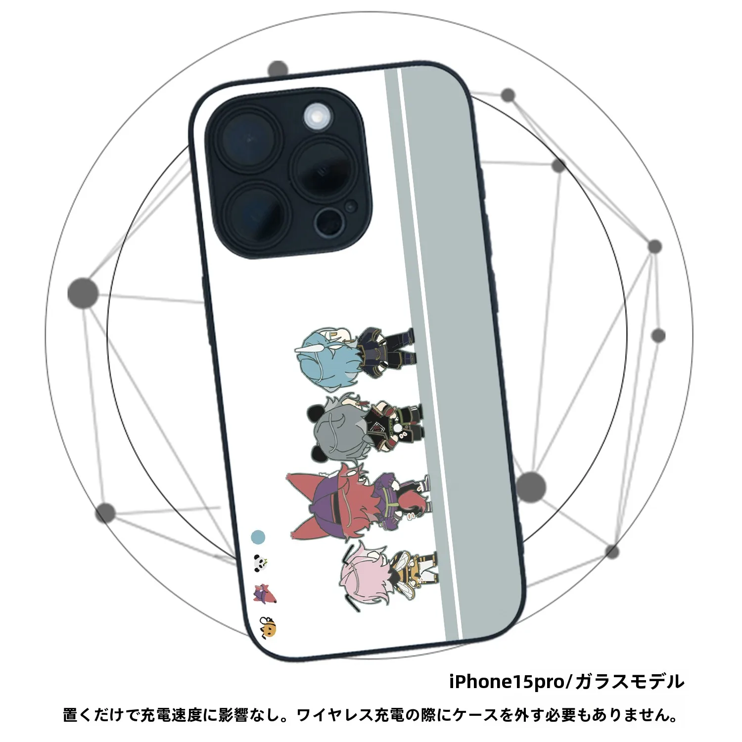挿絵デザインのスマートフォンケース：9397号列车のアートスタイルが提供する視覚的インパクト