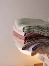 二重ガーゼ製コットン掛け布団カバー【1.5m/2.0m/2.2m対応・ファスナー式・シングル/ダブル】