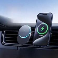 Qi2認証 車載ファン 無線充電器 スマホホルダー【安定した固定】