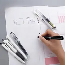 白雪デザインのボールペン【スムーズな書き心地・インスタ風・黒インク・学生向け】