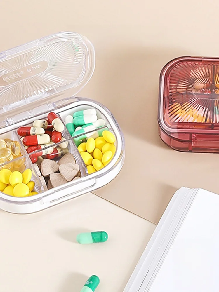 携帯用ミニ薬箱WSQ-01：薬局で必要な小物を1週間分管理するポータブル設計