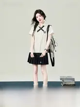 オリジナルJK制服 女子用高校生シャツ【学院風・短袖】（セットアップ対応）
