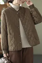 冬用アート風バイカラーベースボールカラーショートジャケット【極上の柔らかさ・緩やかなシルエット・ダイヤモンドキルト】