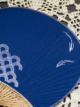 手作り刺繍のミニ団扇【復古中式・子供用・布面・涼感】