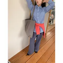 フィットのストレートレッグパンツ【レトロなダークブルー・ゆったりワイド・作業用】（セットアップ対応）