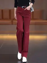 高腰デニムパンツ【レディース・スリムストレート・レトロスタイル・春秋用・秋冬対応】
