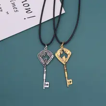アンティーク風キーネックレス【カップル向け・シンプルデザイン・アニメ関連アクセサリー】