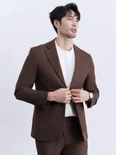 ビジネス用 メンズテーラードジャケット【平驳領・フォーマルな結婚式用・秋冬対応】