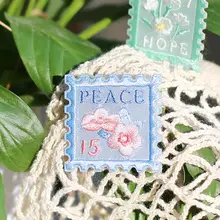 おしゃれな花柄刺繍シール【スマートフォン・iPad用装飾・DIY自粘着タイプ】