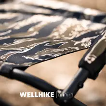 WELLHIKE アウトドア折りたたみ椅子【ダブルサイド・コーデュラ・高低調節可能・キャンプ・フィッシング用】