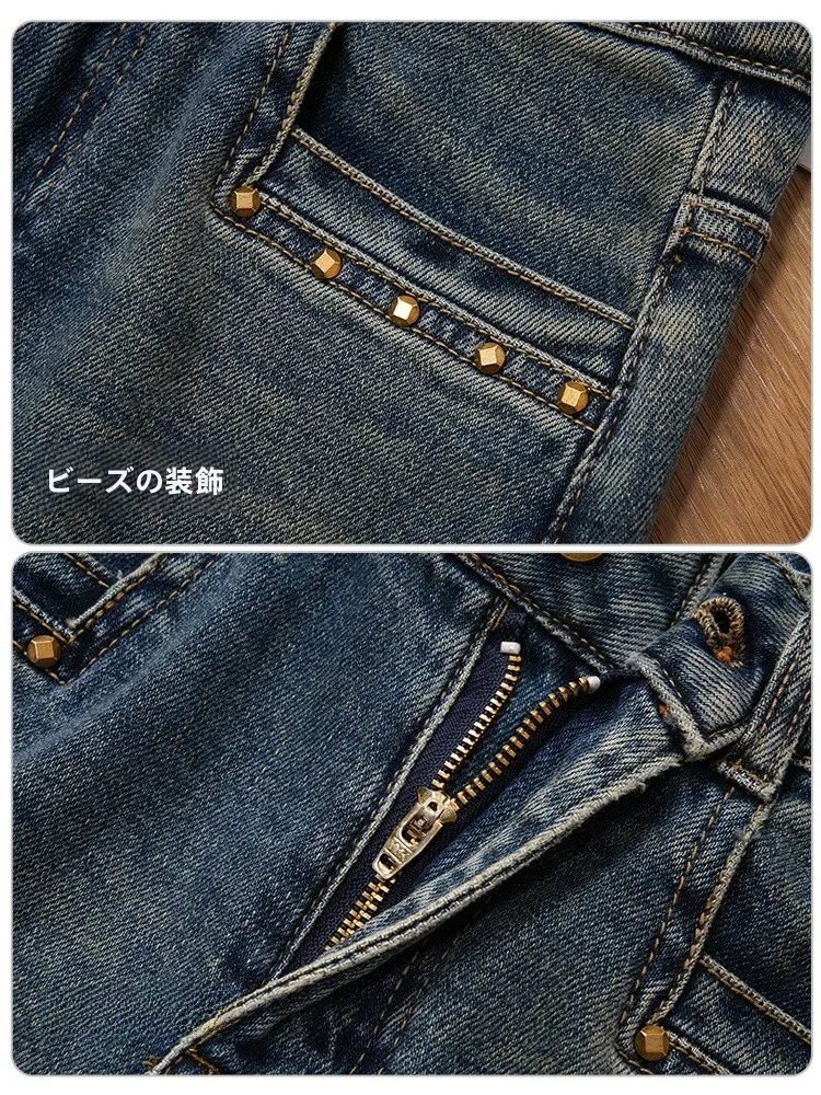 コーヒーカラーのデニムミディスカートAライン開叉セットアップの実用性と着用シーン