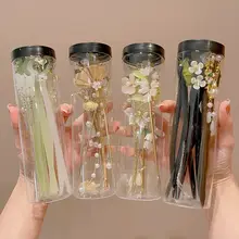 古風デザインの高級髪飾り【モダンスタイル・木製・髪まとめ用】