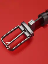 高級感あるレザー製 メンズベルト【ギフトボックス付き・贈り物に最適】