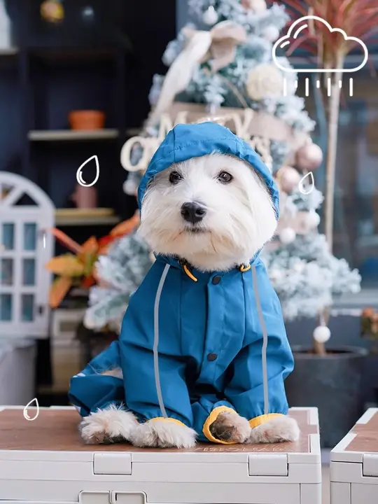 犬用レインコート 全身 防水 小型 中型犬