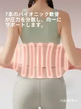 サポートベルト 女性用 通気性 支援 フィットネス トレーニング ランニング スクワット ウエストシェイプ
