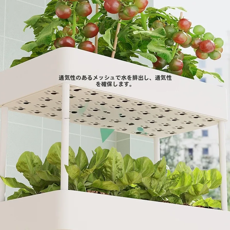 小さな温室を選ぶべきか？実は、バルコニーで育てる「多層式栽培スタンド」が今、注目されている